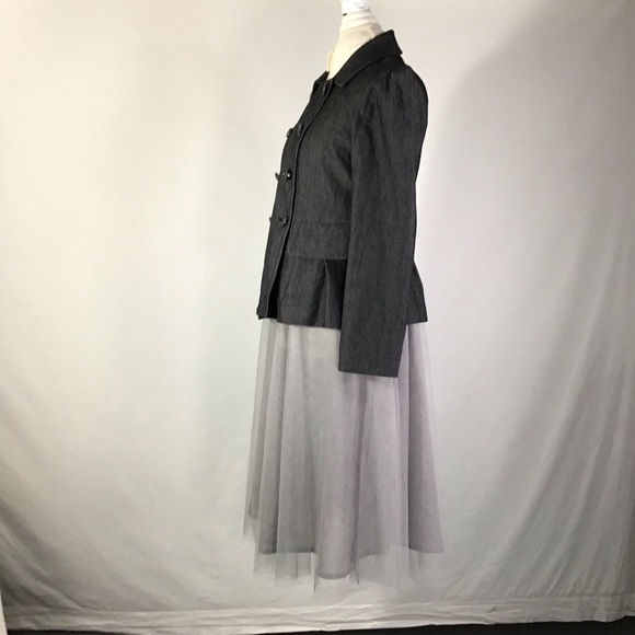 Sandro jean Jacket double breasted peplum - Picture 7 of 13